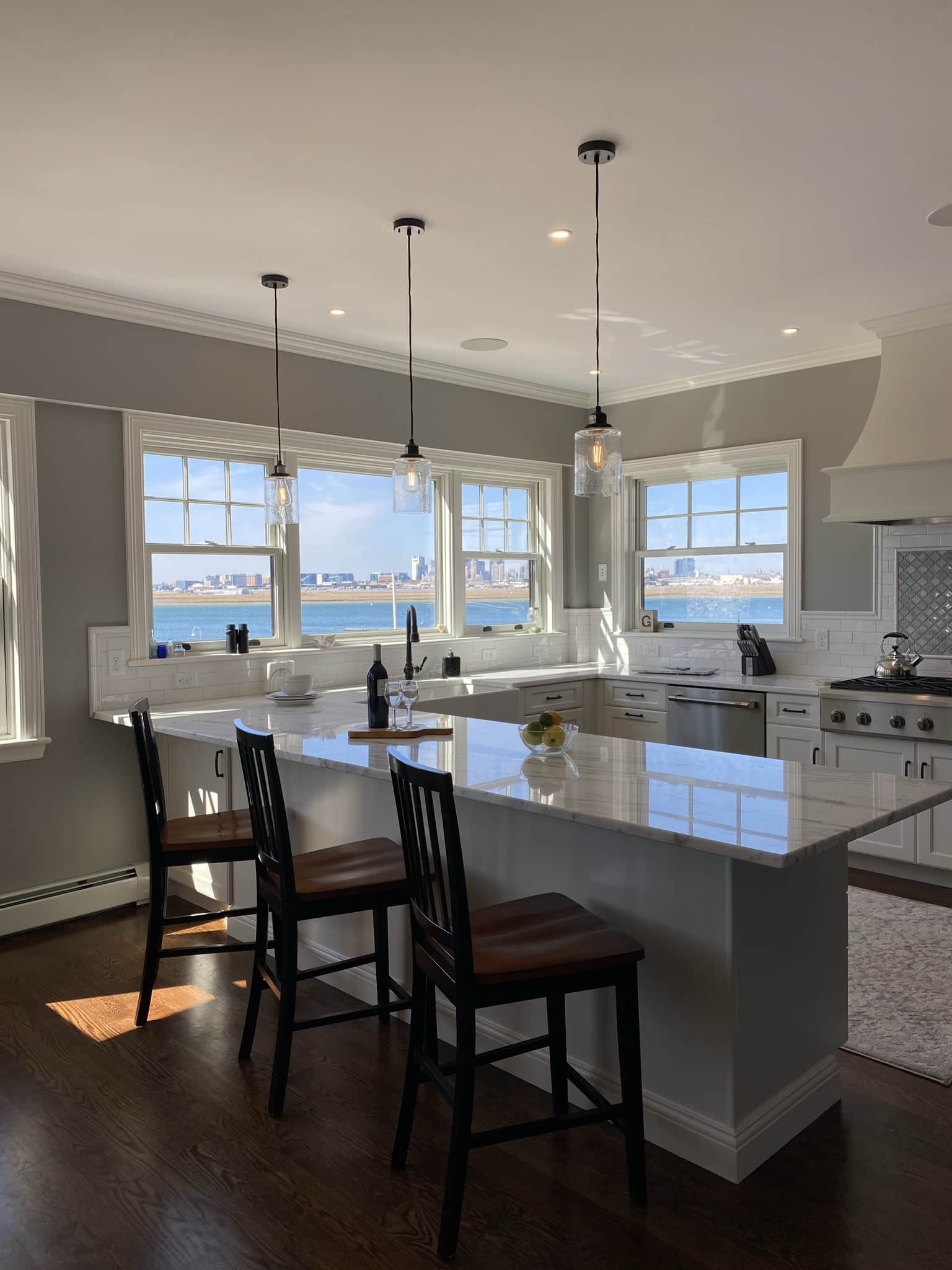 Waterfront Home Remodel in Winthrop DiPierro and Brown Building